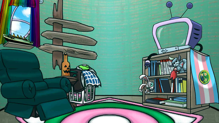 A Stream Background for Beatrice Cerise