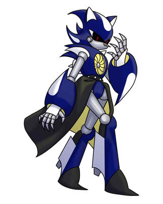 A redesign of Metal Sonic from Sonic the Hedgehog